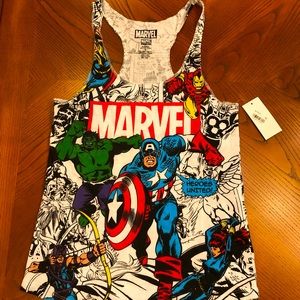 Marvel Superheroes Tank Top NWT